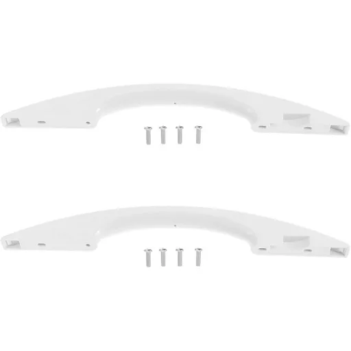 2pcs Replacement White Door Handle for Fridge Freezer Commercial Use