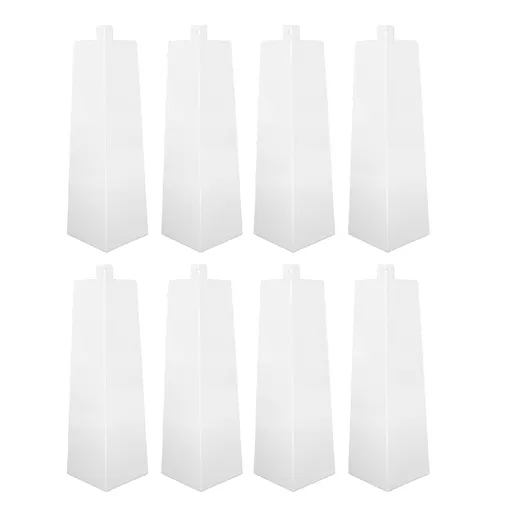 8Pcs Aluminum Siding Corners with Metal Nails Trim Outside Corner Caps for Mobile Home House Exterior