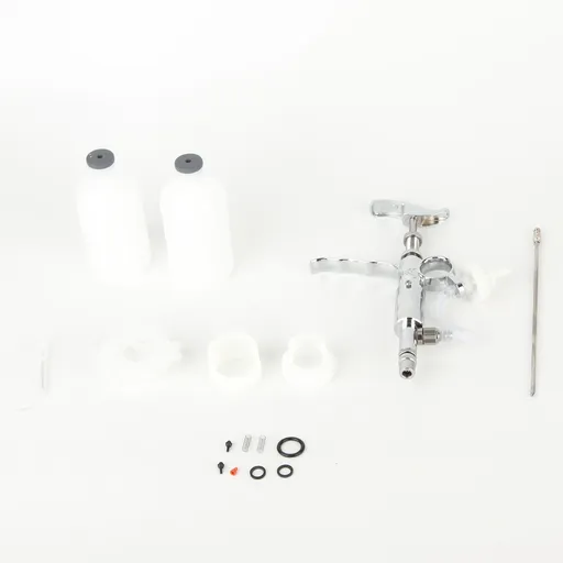 Adjustable Continuous Injection Syringe Stainless Steel Plastic Animal Syringe 5ml Detachable Animal Syringe for Home Farm