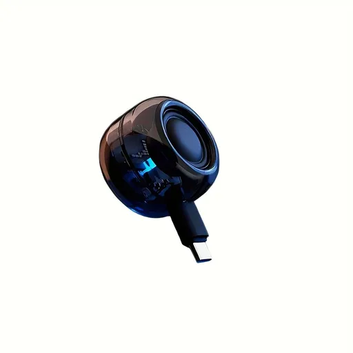 Mini portable speaker with Type-C interface, plug-and-play without charging. Wired connection compatible with phones/tablets/PCs, suitable for various indoor and outdoor scenarios.