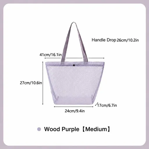 Jinmiao Mesh Storage Bag Large Capacity