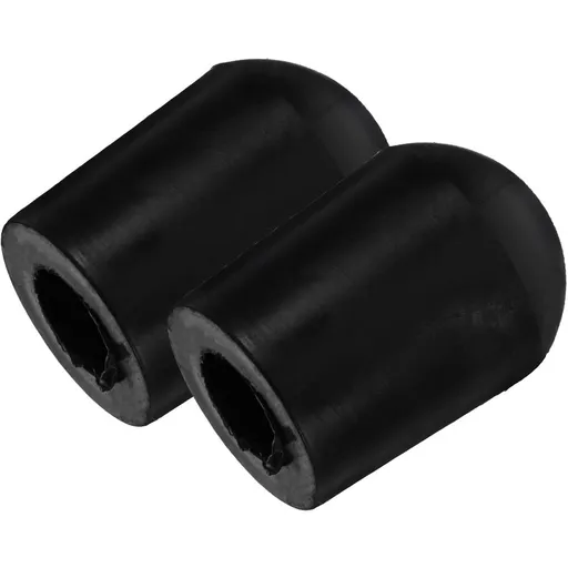 2pcs Double Bass Endpin Rubber Caps - Black, Shock-Absorbing, Sound Dampening for Cello & Bass
