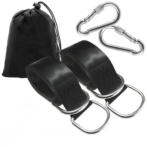 Tree Swing Hanging Kit, Tree Swing Straps, Lock Snap Hooks , Perfect For Tree Swing & Hammocks,Easy & Fast To Installation, 5 FT