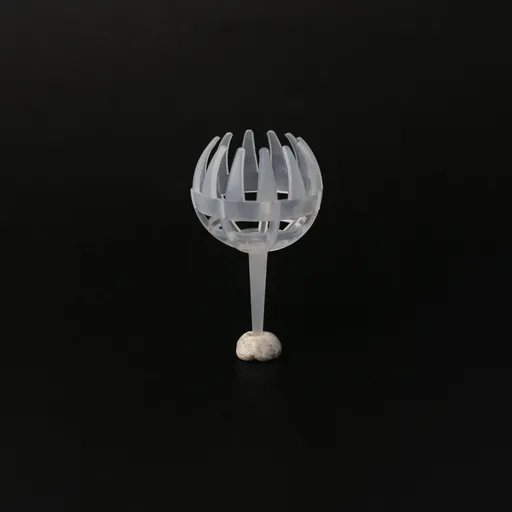 50 Pack Fertiliser Baskets with Ground Spikes (Transparent Small) - Reusable Garden Fertiliser Holders for Potted Plants, Flowers, Bonsai and Home Gardening