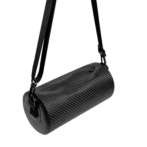 2.7L Waterproof Dry Bag – 500D PVC Tarpaulin, Adjustable Strap, Swimming & Rafting Sling Bag。(black)