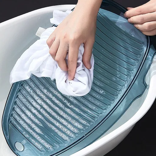 Water-Saving Anti-Skid Plastic Washboard for Lightweight Clothes