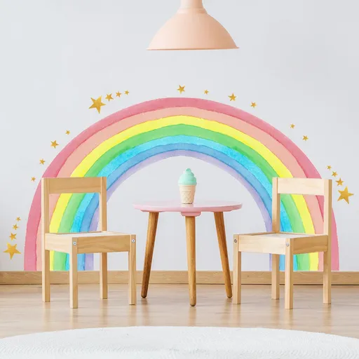 Wall Sticker Decoration DIY Colorful Decorative Wall Decals Art Decal for Home Background Classroom Wall Decor