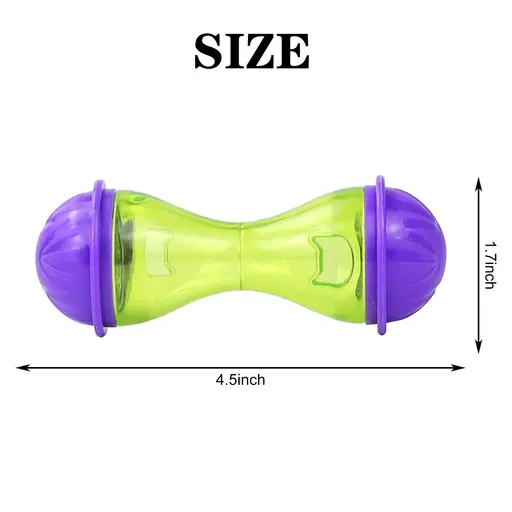 2Pcs Rabbit Treat Ball Interactive Rabbit Toys Food Dispensing Bunny Toys Guinea Pig Toys Toy Slow Feeder for Rabbits Guinea Pigs