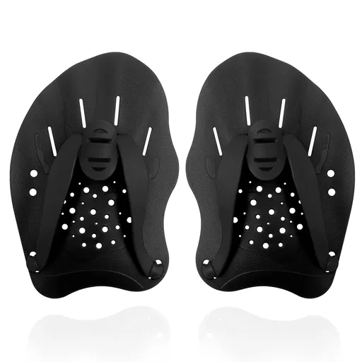 Swim Paddles Hand, Swim Paddles for Lap Swimming - Swim Hand Paddles with Adjustable Straps, Swimming Equipment (1 Pair)