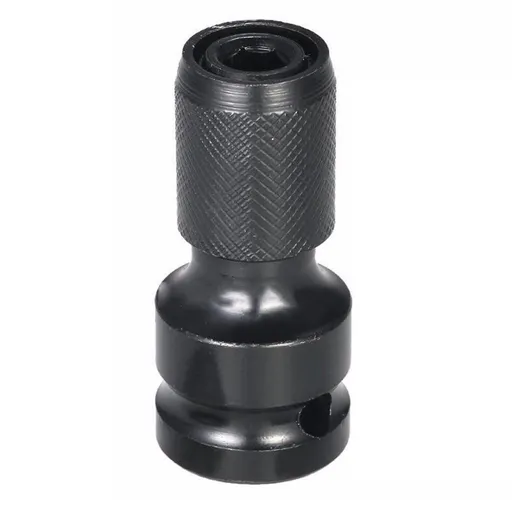 Quick Release 1/2-Inch Square Drive to 1/4-Inch Hex Female Socket Adapter Converter Chuck Adaptor for Impact and Ratchet Wrenches