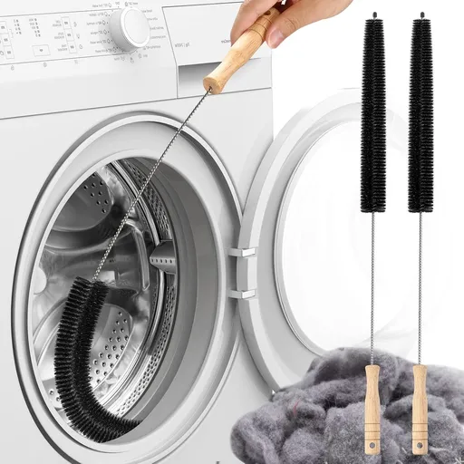 2 Pack Dryer Vent Cleaner Kit Dryer Lint Brush Vent Trap Cleaner Long Flexible