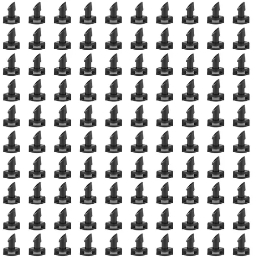 100PCS 360 Degree Misting Nozzle Sprinkler Head Irrigation System for Garden Flowers Orchard