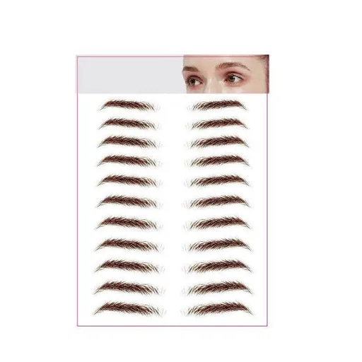 3D Waterproof Eyebrow Tattoo Sticker Hair-Like Natural Brows for Sparse Eyebrows - JY14