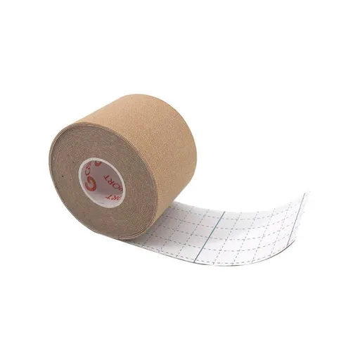 Kinesiology Baseball Recovery Tape 5cm wide x 5m long (uncut) for shoulder, knees, joints - skin color (beige)
