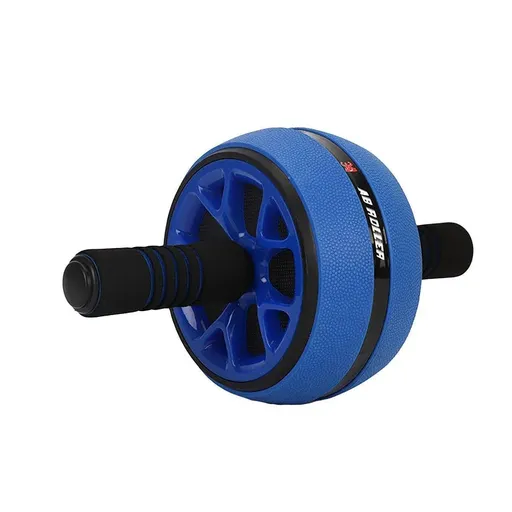Abdominal Muscle Wheel Exercise Roller Fitness Equipment for Home Gym Men Women - Blue