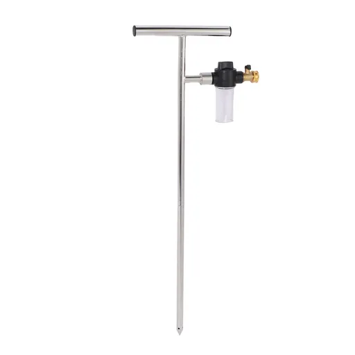 Stainless Steel Deep Root Tree Watering Tool Root Feeder with Fertilizer Bottle Watering Wand Irrigation System Watering Stake with Valve T Handle