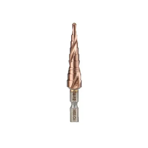 Hss M35 Cobalt Steel Step Cone Drill Bit Hole Saw Cutter 4-12/20/32Mm 5-21/27Mm - M35 Co 4-12mm