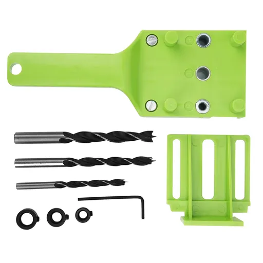 8Pcs/Set Woodworking Dowel Jig Kit, Self Centering Doweling Jig Wood Board Connection Drill Locator Drilling Guide Tools