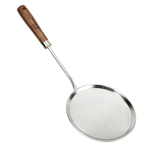 Oil Colander Efficiency Filtration Easy To Use Fine Mesh Food Strainer Spoon for Grease Gravy Foam L