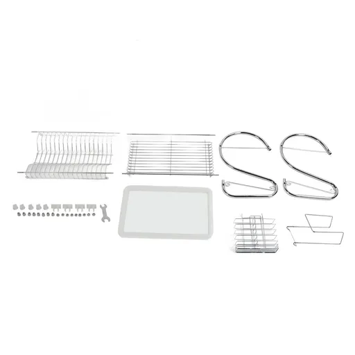 Dish Rack 2 Tier Bowl Dish Drainer Neat Organization Rust Prevention Kitchen Drying Rack Cutting Board Style