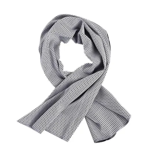Instant Cooling Towel Gym Sport Golf Exercise Jog Cycling Outdoor Ice Cold Scarf - Grey