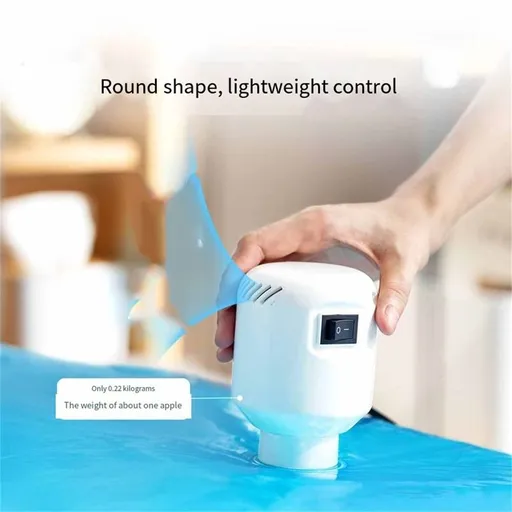 Electric Pump for Vacuum Storage Bags, Travel Portable Vacpack Air Pump, Vacuum Seal Bag Compression Electric Air Pump for Clothing Blanket, Luggage Portable Electric Vacuum Pump for Storage Bags