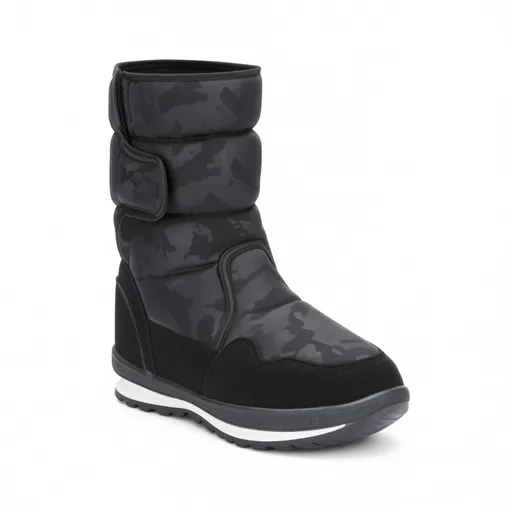Phibee Kids Snow Boots Anti-Slip Warm M904 black camouflage 34