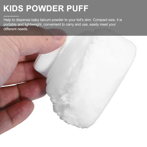 2sets Hand Talcum Newborn Container Use Fluffy with Case Holder Villus Comfortable Gift Containers Puffs Powder Makeup Cosmetic