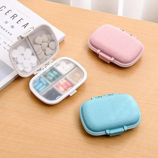 3 Pcs Small Travel Pill Boxes Compartment Medication Cases Portable Travel Pill Boxes Pill Pocket Organizers Daily
