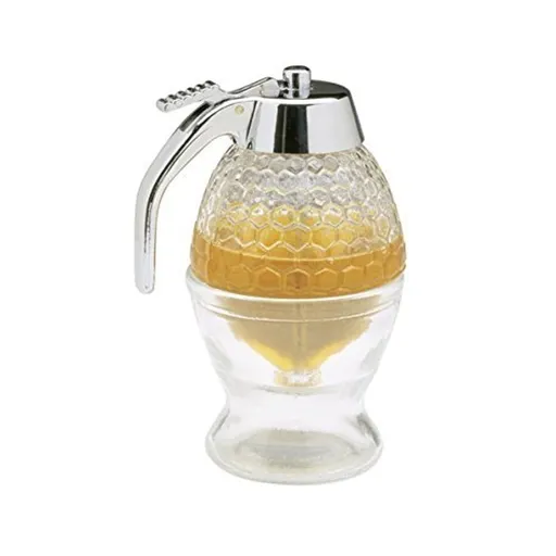Honey dispenser no drip, Acrylic large syrup dispenser, Modern honey dispenser, Maple syrup dispenser, Honey Jar for Home Kitchen