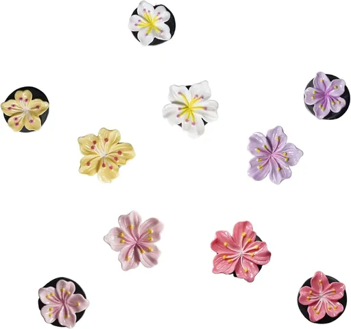 10 Piece Flower Car Air Freshener Vent Clips Cute Pink Car Interior Decor Accessories Aromatherapy Car Vent Clips for Women Universal Car Air Outlet