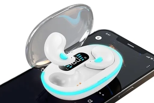Ear Buds Sleep Bluetooth 5.3 Noise Blocking Sleeping Headphones for Side Sleeper -White