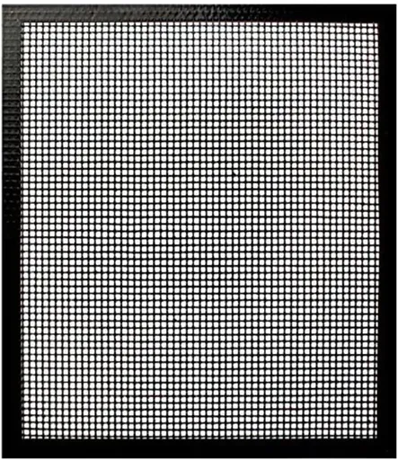 6 Pack Reusable Non-Stick Heat Resistant BBQ Grill Mesh Mats for Gas Charcoal Grills Oven Camping Outdoor Cooking, Silver 30 x 40 cm