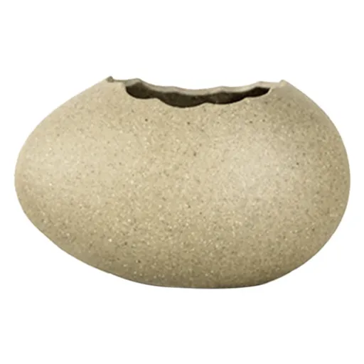 1 Piece Ceramic Egg Cracking Bowl, Special-Shaped Serving Dish for Eggs, Desserts and Breakfast Preparation, 20 x 20 x 10 cm