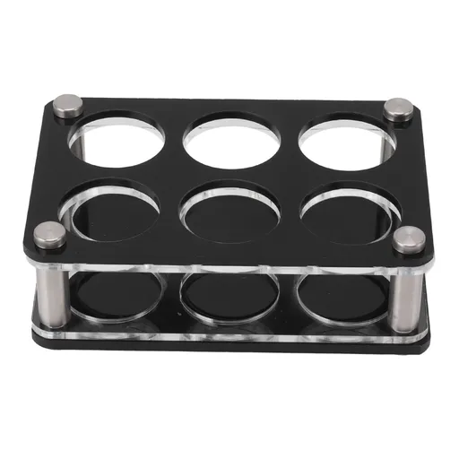Wine Bottle Display Holder Acrylic Impact Resistant Decorative Wine Bottle Rack for Home Bar 2X3 6 Head Combination Cup Holder