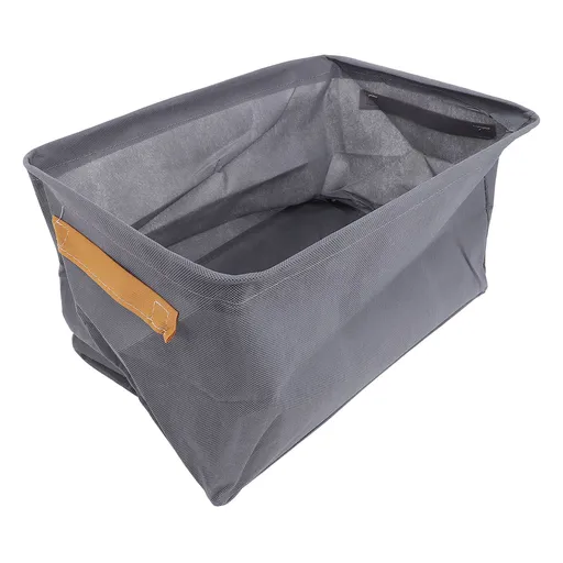 6 Pcs Clothes Storage Box Thickened Fabric Foldable Storage Bin Clothing Container for Closet Wardrobe Gray 48x28x25cm/18.90x11.02x9.84in