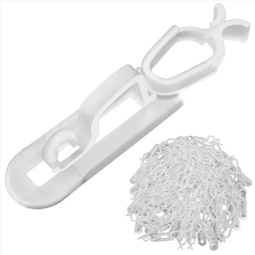 Christmas Light Clips 100Pack, Universal Gutter and Shingle Clip Hooks for Hanging C7, C9 Lights