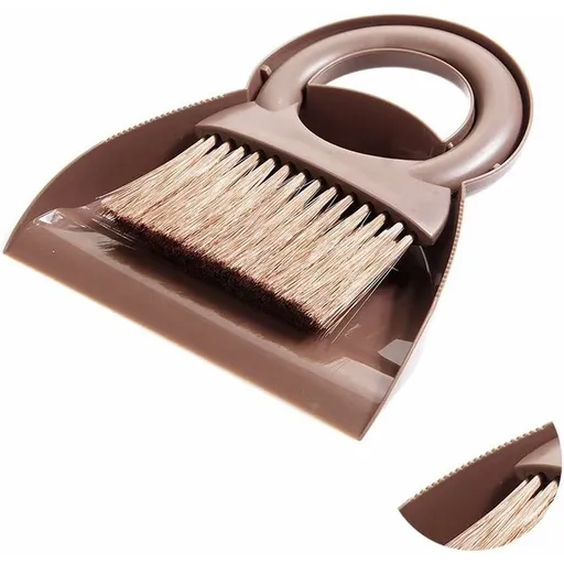 Dustpan And Brush Set Multifunctional Cleaning Tool Mini Sweeper With ROund Handle Dustpan Dustpan For Home Kitchen