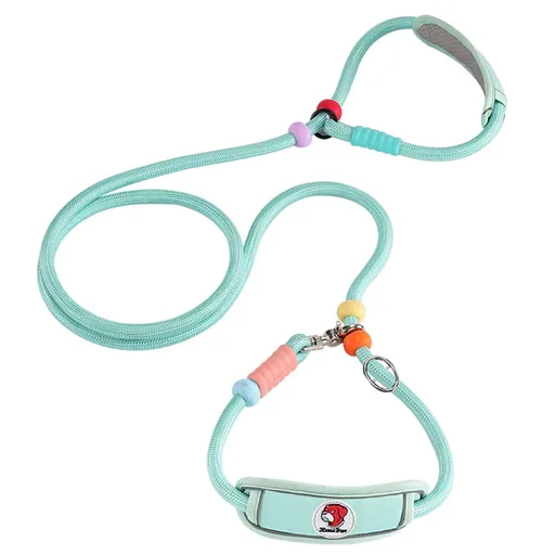 GROW&TAIL Nylon Dog Leash Buffer Handle for Large Dogs