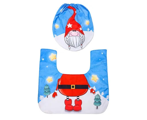 Christmas Toilet Mat Pad Kit-B