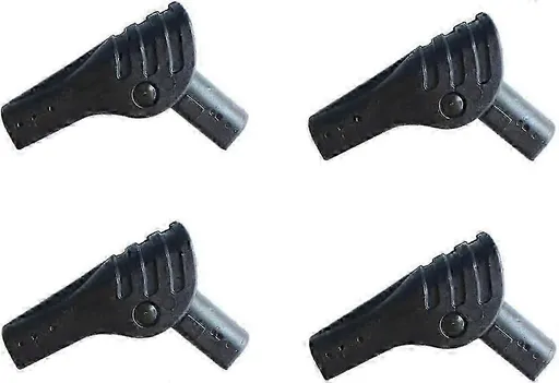 4Pcs Tent Pole Connectors Nylon Tent Support Rod Joints Camping Accessories - 11 mm Inner Diameter