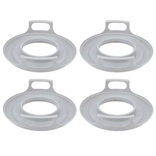 Microwave Cool Plate Spill Proof Microwave Bowl Carrying Tray with Handles for Bowls Plates Microwave Meals
