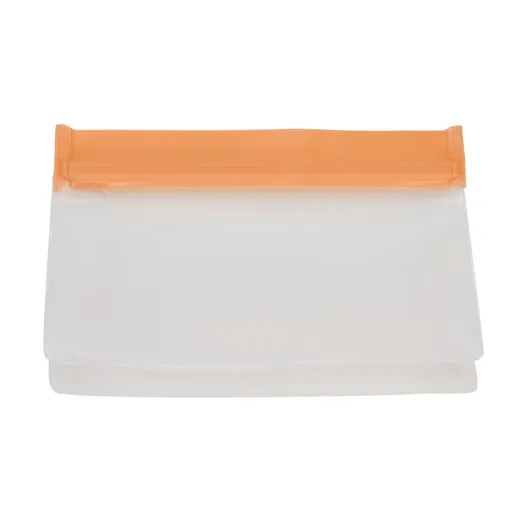 Silicone Bags Environmentally Friendly Leakproof Reusable Food Vegetables Storage Bags for HomeOrange Large