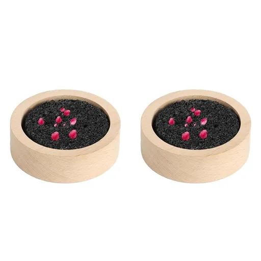 2X Wood Lava Rock Essential Oil Diffuser, Black Lava Rock Stone Diffuser, Stone Diffuser for Home, Offices, Yoga, Sauna