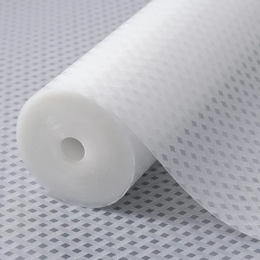 EVA Drawer Liner - Waterproof - Non-slip - Thickened - Drawer Mat - Insulation Mat - Clear - 50*150cm - Cuttable - Suitable for wardrobe, cabinet and shoe rack mats
