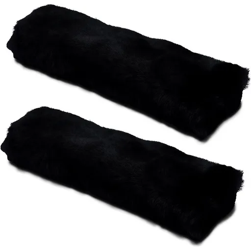 Car Seat Belt Pad,2 Pack Soft Seat Belt Cover for Shoulder Pad Neck Cushion Protector Car Accessories (Black)