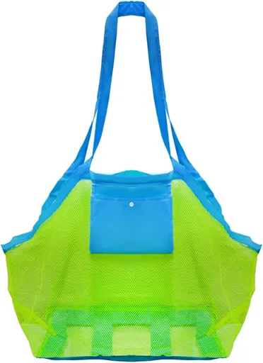Mesh Beach Toys Bag Extra Large Bags and Totes Sand Tote Storage Children Toy Organizer Kids Collector Perfect for Holding Stay Away from Christmas Gift