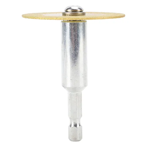 Diamond Cutting Blades Wheel with 1/4 Inch Hex Shank Carbon Steel Rotary Tool Cutting Disc for PVC Pipe Cutter 6cm Pole