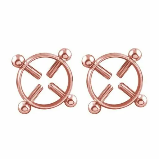 House Of Dasein Small Nipple Clamps 6 Colours Bondage Restraints - Rose Gold