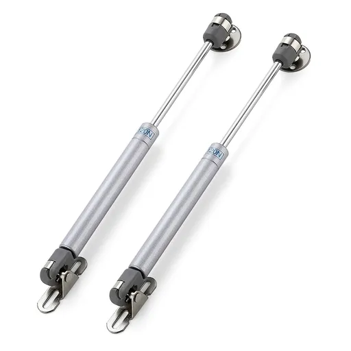 4 PCS, 120N/26 LB Silver Cabinet Gas Struts Lid Support, 10 Inch | Soft Open Doors, Kitchen Cabinets, Gas Shock Replacement, Lift Support Hinges, Cabinet Lids, Door Lifts, Hardware Update